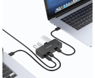 Silver Monkey Switch Box HUB 4 x USB 3.1 + USB-C (DC) (na 2 komputery) - 1270413 - zdjęcie 7